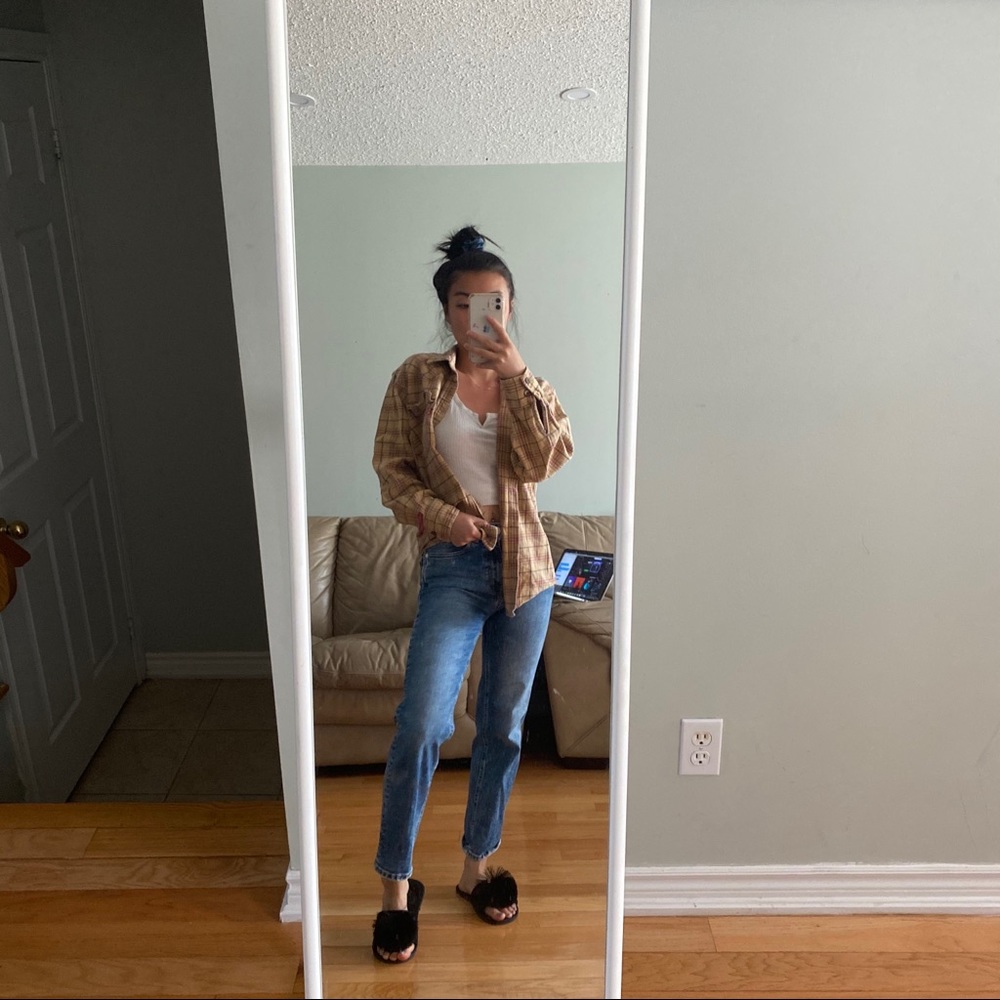 CUTE YELLOW FLANNEL